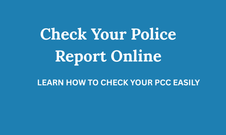Check Police Report Online