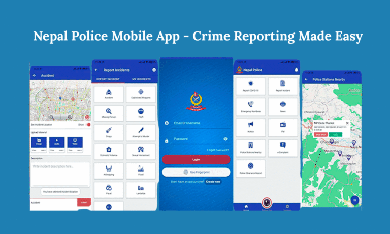 Nepal Police Mobile App - Crime Reporting Made Easy